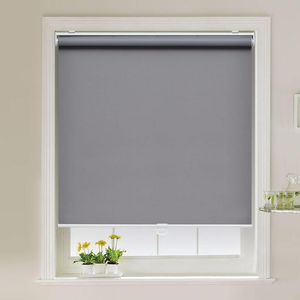 Factory Supply Popular Built-In Plain Light Filtering Durable Fabric Manual Roller <strong>Blinds</strong> with 100% Blackout <strong>for</strong> <strong>Windows</strong> - Product Image 2