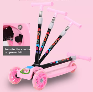 <span class=keywords><strong>Monopattino</strong></span> a Tre Ruote HYPOD per Bambini, Pieghevole e Regolabile in Altezza, con Telaio in Acciaio, per Bambini dai 4 <span class=keywords><strong>Anni</strong></span> in Su - Product Image 2