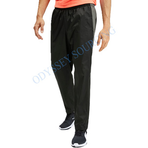 Comfortable <b>Lightweight</b> Casual <b>Men's</b> Woven Mid-Waist <b>Trouser</b> Soft 100% Cotton Fabric Breathable Eco-Friendly for All-Day <b>Summer</b> - Product Image 3
