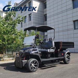 รถกอล์ฟไฟฟ้า GRENTEK 2 ที่นั่ง พร้อมกล่องเก็บสัมภาระ โครงเหล็ก สำหรับสนามกอล์ฟและถนนที่ไม่เป็นสาธารณะ - Product Image 3