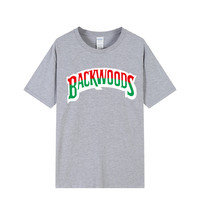 Nouveauté Mode Été Hip Hop Streetwear Cookie Backwoods Bart Simpson 100% Coton T-shirt Homme Uni Impression Personnalisée