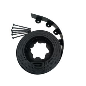 Landscape <strong>Edging</strong> Kit No-Dig Garden <strong>Edging</strong> Border <strong>Lawn</strong> Flower Gardens <strong>Rubber</strong> Landscaping <strong>Edging</strong> for Yard <strong>Edging</strong> Borders Black - Product Image 1