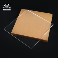 Plaque en plastique GPPS transparente personnalisée de 2,5 mm, résistante aux UV, haute brillance, pour impression sérigraphique, panneau PS pour signalétique – Vente chaude