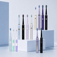 Vente flash - Brosse à dents électrique à piles pour adultes - Performance de nettoyage supérieure - Brosse à dents électronique oscillante
