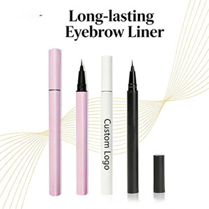 Clean Beauty Vegan Private Label Stylo à sourcils liquide ultra-fin résistant à la transpiration 24H pour débutants, étiquette <span class=keywords><strong>rose</strong></span> - Product Image 1