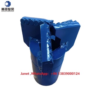 Carbide Drag <span class=keywords><strong>Bit</strong></span> 152mm <span class=keywords><strong>PDC</strong></span> Drag Bits Com <span class=keywords><strong>3</strong></span> Lâminas para Perfuração de Poço de Água Com Filmagem Rápida em Formações Argila e Rocha - Product Image 3