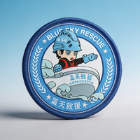Maßgefertigte Gewebte Stickerei-Stofflogo-Patches Kundenspezifische Bestickte Aufbügelbare Aufnäher