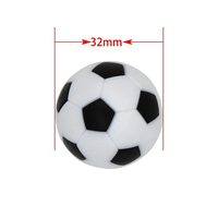 Ballons de football de remplacement en ABS de 32mm pour les joueurs, pour les tables de football et les tables de baby-foot.