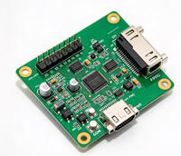 PCBA Gerber personnalisé pour matériel de communication réseau, contrôle d'impédance de circuits imprimés multicouches HDI, assemblage SMT conforme RoHS