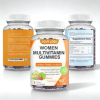 Complément alimentaire multivitaminé en gommes pour adultes, végétalien, halal, naturel, marque privée