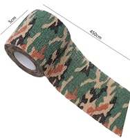 Ruban de camouflage auto-adhésif, ruban de protection non tissé, ruban de camouflage extensible, tissu de bandage camouflage