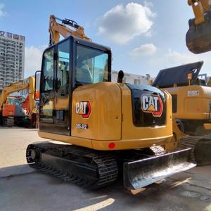 Excavatrice sur chenilles hydraulique mini CE certifiée d'origine japonaise Caterpillar Cat 305.5E2 5,5T avec accessoire tarière Cummins - Product Image 4