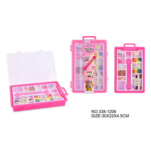 DIY Kids Beaded Bracelet Making Kit, Braiding Weaving <strong>Loom</strong> Toy with Colorful Threads &amp; <strong>Beads</strong>, Educational Craft Gift - Product Image 4