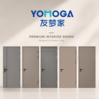 Juego de Puertas Interiores Yomoga de Aluminio Puro con Interior de Panal de Abeja, Insonorizadas y Resistentes a la Humedad, para Villas y Apartamentos