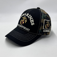 Casquette de baseball vintage personnalisée en toile déchirée à 6 panneaux avec logo brodé en 3D – Vente en gros