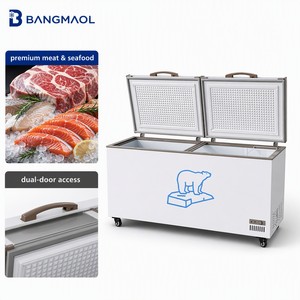 業務用二重蓋式チェストフリーザー、大容量ディープフリーザー冷蔵庫（レストラン、食料品店向け） - Product Image 1