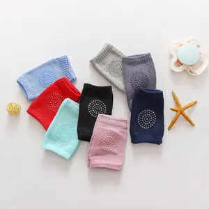 Baby Leg Knee Protector Multi Color Elastic Anti Slip Cotton Infant Kneepads