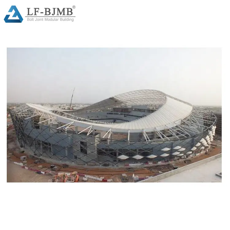 Costruzione prefabbricata dello stadio di calcio del tetto dello stadio di calcio dell'arena d'acciaio di LF