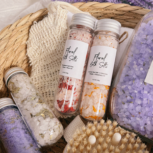Coffret cadeau de <span class=keywords><strong>sel</strong></span> de bain naturel pour la relaxation du corps, <span class=keywords><strong>sel</strong></span> de l'<span class=keywords><strong>Himalaya</strong></span> avec rose et lavande 30g - Product Image 3