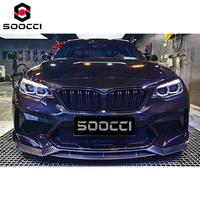 Alerón Delantero de Fibra de Carbono Seca TAKD de Alta Calidad, Divisor de Parachoques Delantero, Kit de Carrocería para BMW F87 M2 M2C 2016-2021