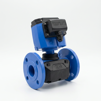 Compteur d'eau ultrasonique à bride bleue avec sortie Modbus RS485 DN100-DN500