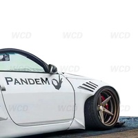 Kit carrosserie large en fibre de verre de style Rocket Bunny, barre avant, jupe latérale, diffuseur, spoiler pour Nissan 350Z Z33 2003-2008
