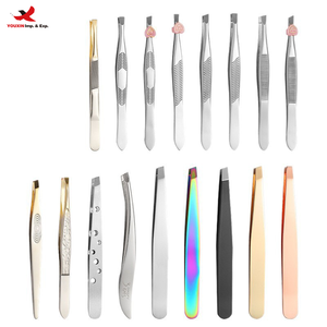 Pinzas para Cejas Personalizadas al por Mayor, Envío en 3 Días, MOQ Bajo, Pinzas para Cejas de Acero Inoxidable Personalizadas, GZ RTS, Pedidos Mixtos al por Mayor - Product Image 1