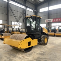 Compacteur de sol YSW208 8000 kg avec transmission à changement de vitesse et direction hydraulique
