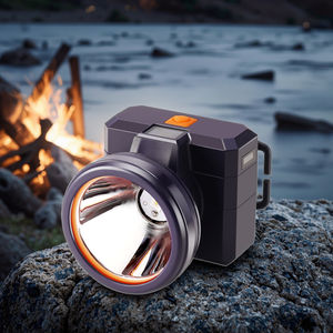Lampe frontale portable COB <span class=keywords><strong>LED</strong></span> super lumineuse 20W <span class=keywords><strong>IP67</strong></span> étanche pour camping en extérieur, aventures nocturnes, pêche, recharge USB, lithium - Product Image 5