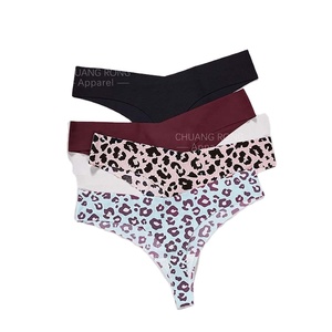 Micro <strong>V</strong> Thong G <strong>String</strong> Lingerie for Girls High Quality Low Price Cute and Sexy Knitted G <strong>String</strong> with Low Rise ODM Supply - Product Image 6