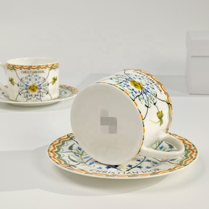 ชุดถ้วยและจานรองน้ำชาและกาแฟ ซีรีส์ต้นฤดูใบไม้ผลิ รุ่นใหม่ D - Product Image 6