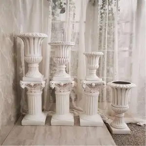 Vase à sol rond suspendu, De style nordique, en résine, Vase avec tiges romaines, pour le décor De mariage, accessoire pour hôtel, Club, Hall