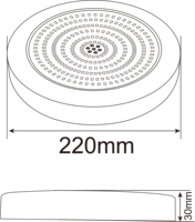 Lumière de piscine murale à double commande AC/DC12V, étanche IP68, en PC, remplie de résine, LED dimmable 18W-42W