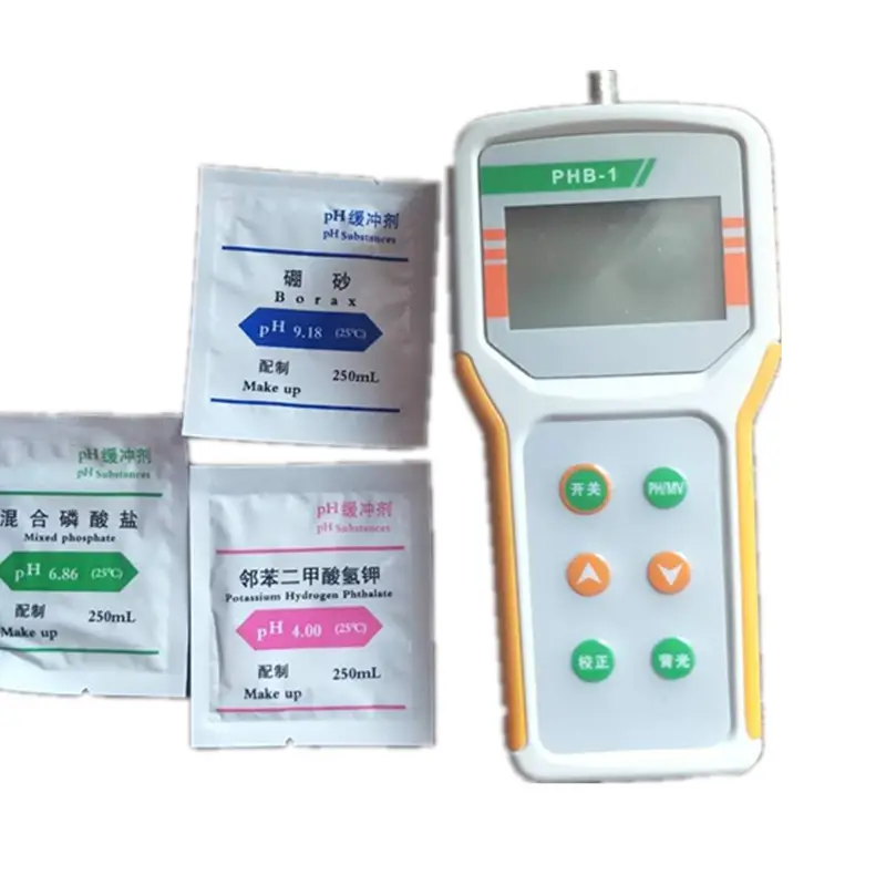 Mini taşınabilir PH metre ölçüm aralığı: pH:0-14.00pH ph ölçer test cihazı test analizörü