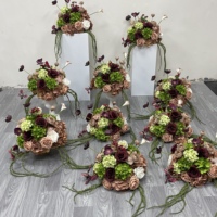 Offre Spéciale : Composition Florale de Mariage, Boule de Fleurs, Chemin de Table, Composition Florale au Sol pour Décoration d'Événements de Mariage