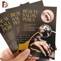 Flyers/Brochures imprimés offset sur papier d'art A6 sur mesure, gaufrage, couleur CMYK, pliage, reliure pour