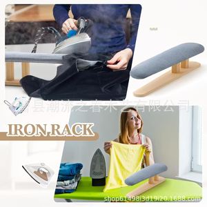 Wooden <b>clothes</b> ironing <b>rack</b>, multi-functional ironing stool, sleeve ironing stool, <b>clothes</b> ironing stool, wooden ironing board, - Product Image 1