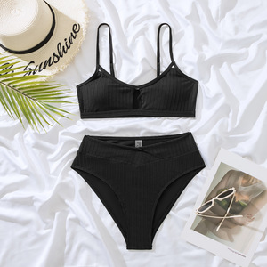 Bikini 3 Pezzi Sexy Taglia <span class=keywords><strong>XS</strong></span> Costume da Bagno a Tre Pezzi per Donne Magre - Product Image 4