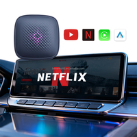 Caja de Video Inalámbrica Todo en Uno con Carplay, Adaptador Inalámbrico para Android Auto, Dongle para Netflix y YouTube, Accesorios para Automóviles