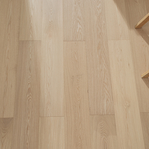 Parquet en chêne blanc massif AVANTIMORA EN13501, multicouche, à clipser, grade AB, brossé, 190 mm de large, pour sous-sol - Product Image 2