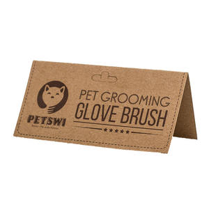 Sac suspendu en carton kraft à trou européen conçu sur mesure pour les jouets cartes d'en-tête recyclées - Product Image 1