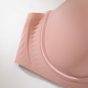 Reggiseno con Ferretto Stile Francese Semplice, in Nylon Spandex, Tinta Unita, Design da Cucire, Lingerie da Donna con Chiusura Posteriore - Product Image 4