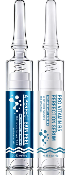 Siero esfoliante e siero rivitalizzante alla Vitamina B5