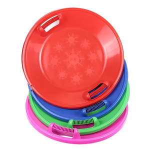 <span class=keywords><strong>Luge</strong></span> ronde portable et durable en HDPE écologique pour enfants, pour la neige, le gazon et le sable - Product Image 1