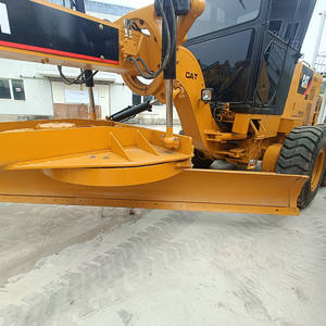 Niveleuse de moteur CAT 140H d'occasion de haute qualité Machines de construction efficaces Grand équipement Offres spéciales Shanghai Yard Core Engine - Product Image 2