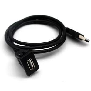 2.0 USB per cruscotto per auto cavo di prolunga a Shell quadrato con montaggio a pannello a filo maschio femmina per la ricarica di porte dati prodotto per telecomunicazioni - Product Image 1