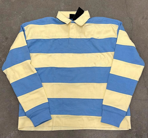 Street Style Letter Embroidered Long-sleeved Men Loose Stripe Sweatshirt Long-sleeved American Retro Casual <strong>Tshirt</strong> - Product Image 3