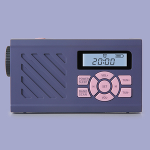 Portable Hand Crank Multifunctional Hand Crank Solar Powered Radio with Flashlight and Digital Display Radio Rechargeable - Product Image 2