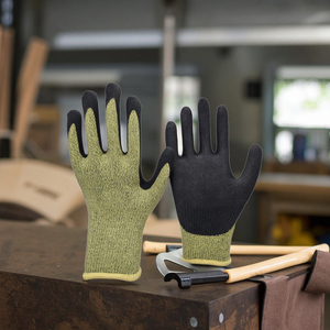 Srsafety Aramid Sandy Neoprene Găng tay cao su tùy chỉnh <span class=keywords><strong>Anai</strong></span> A4 Chống cắt găng tay an toàn chịu nhiệt găng tay găng tay cho người lao động - Product Image 2