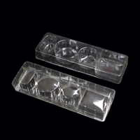 Emballage en blister en plastique PET tri-pliant personnalisé, matériaux recyclables, logo personnalisable, conception graphique, 0,25-0,8 mm
